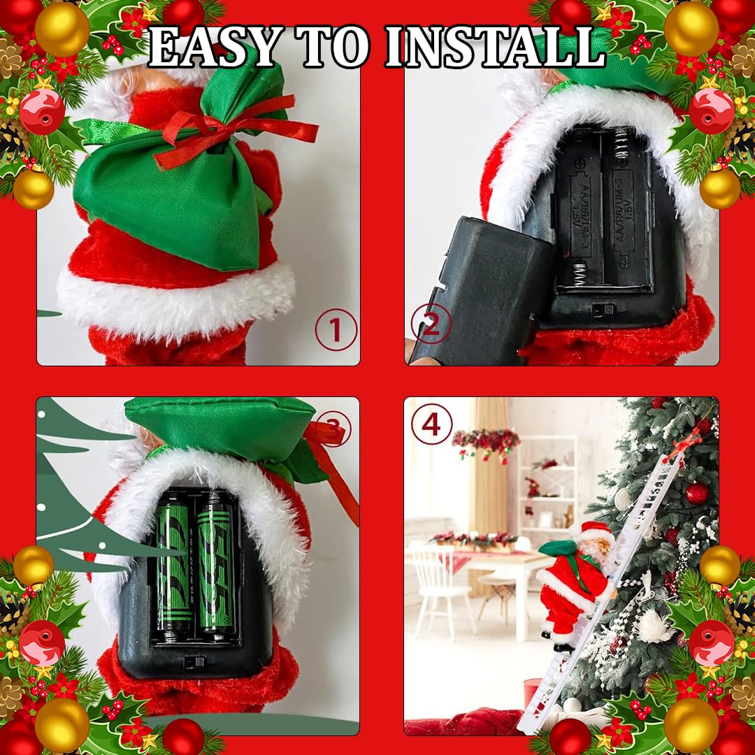 Whimsical Santa Ladder Musical Companion™