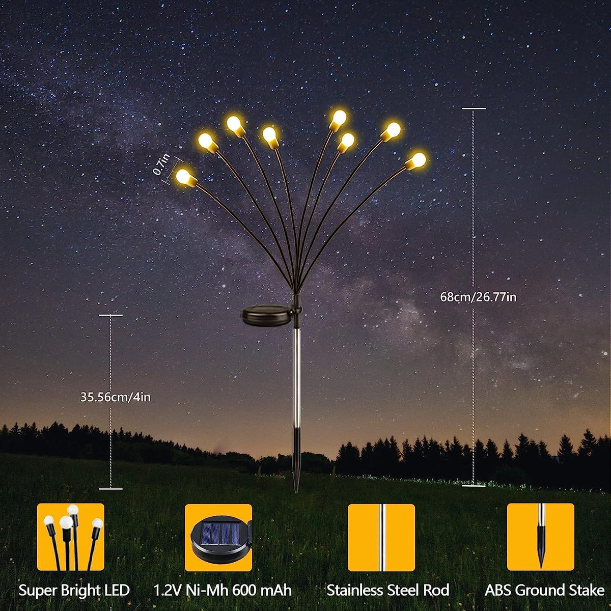 Enchanting Solar Firefly Lights™